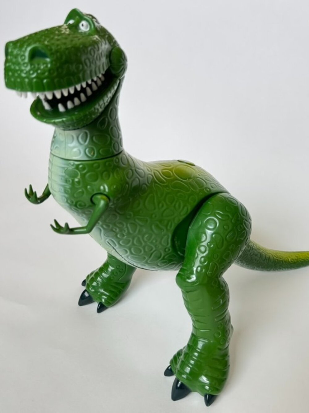 Disney Store Toy Story Rex Dinosaur Figure Talking 13.5" Tall Green Pixar